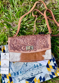 Yellowstone Russet Valley Hand-Tooled Bag