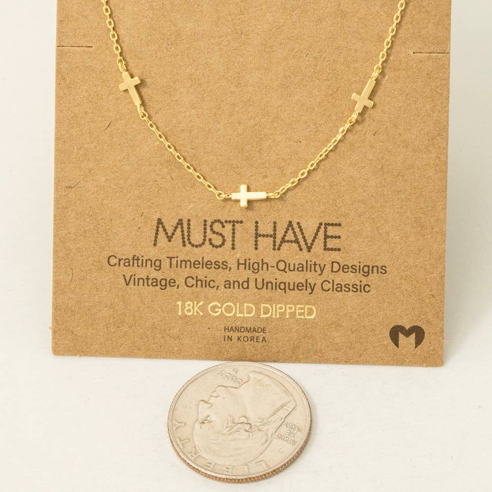 Dainty Cross Necklace