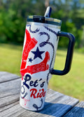 Let’s Ride Cowboy Tumbler