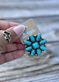 Turquoise Stone Sunflower